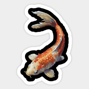 Pike in Pixel Form Sticker